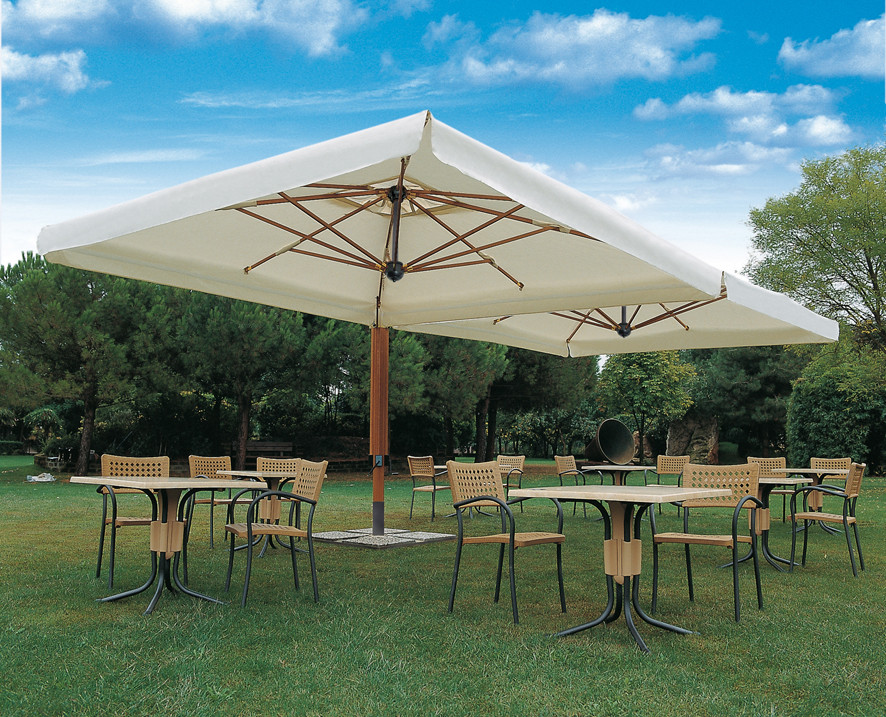 Slnečník Wood Double 3 x 6 m SCOLARO